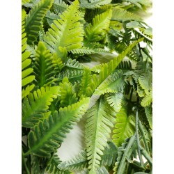 Planta colgante helecho artificial