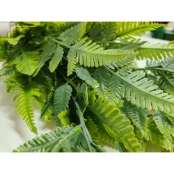 Planta colgante helecho artificial